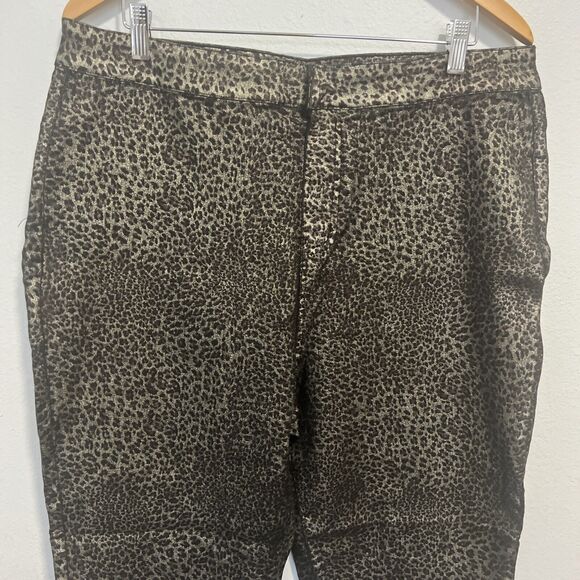 Forever‎ 21 Pants Women's Plus 2X Long Woven Stretch Snake Animal Print - Picture 2 of 10